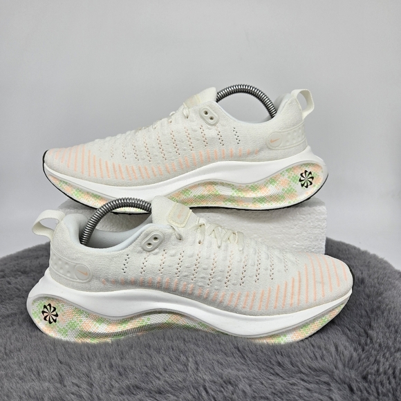 Nike ReactX Infinity Run 4 Sail Crimson Tint Women's Running Shoes Size 10 - Picture 6 of 8